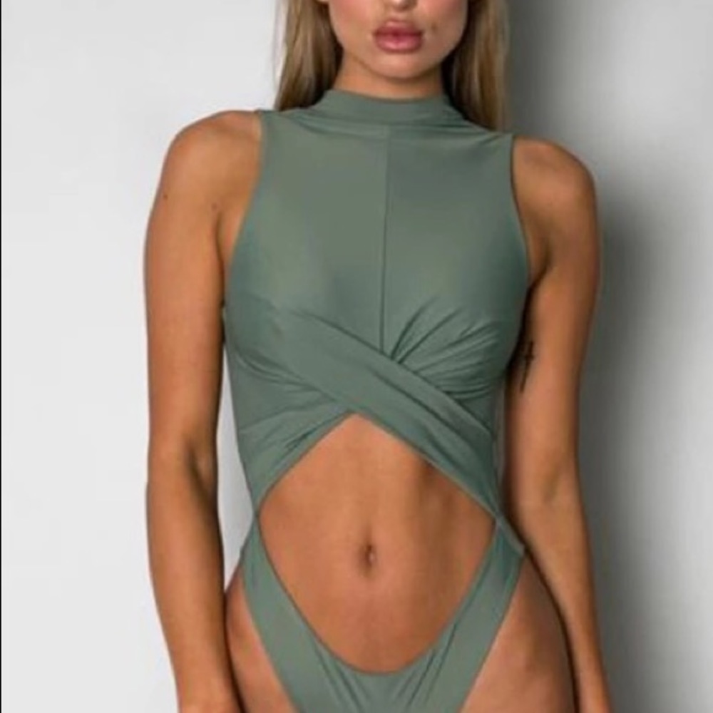 Super sexy French cut one piece bathing suit